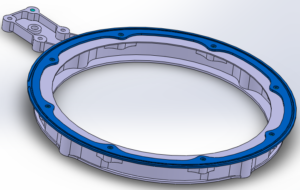 3D drawing of heating ring